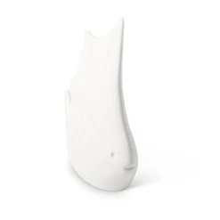 Small Ceramic Tropical Fish in White
