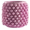 Small Cylindrical Pink Flower Vase