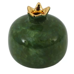 Small Green Ceramic Pomegranate