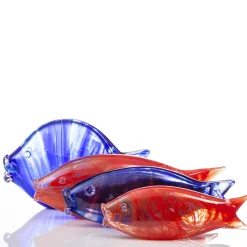 Small Red Murano Glass Fish