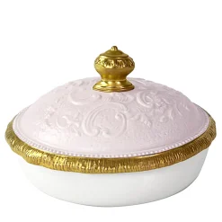 SMALL TAORMINA COTTON BOX - PINK