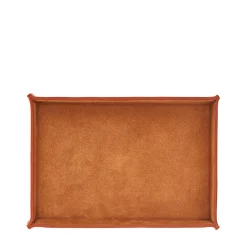 Small Valet Tray in Caramel Leather