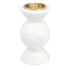 Small White Marble Candleholder by Jacopo Simonetti