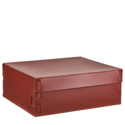 Snob Bordeaux Leather Box