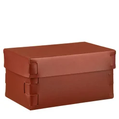 Snob red leather box