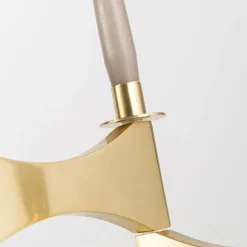 Soffio Brass Candle Holder