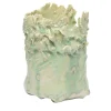Soffio Light Green Porcelain Candle Holder #1