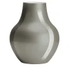 Soho Gray And Milkwhite Glass Vase