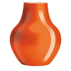 Soho Orange And Milkwhite Glass Vase