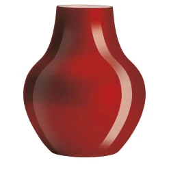 Soho Red And Milkwhite Glass Vase