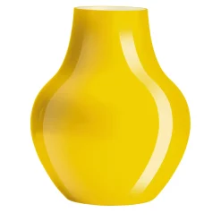 Soho Yellow And Milkwhite Glass Vase