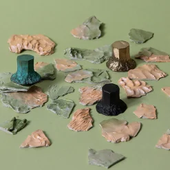 Solido Set of 4 Green Door Knobs #4 by Nicole Valenti