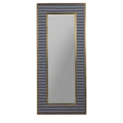 SP120/1 Patterned Fabric-Covered Mirror