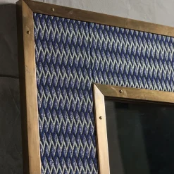 SP120/1 Patterned Fabric-Covered Mirror