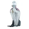 Spotted Pigeon Venetian Glass Sculpture by Eliana Gerotto