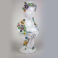 Spring Ceramic Bust Sculpture