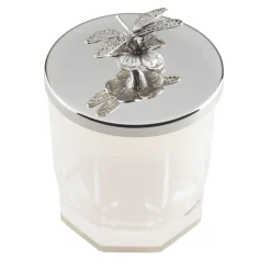 Spring Dragonfly Candle Vase with Lid