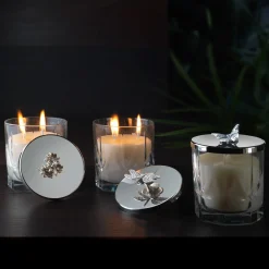 Spring Dragonfly Candle Vase with Lid