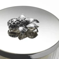 Spring Ladybug Candle Vase with Lid