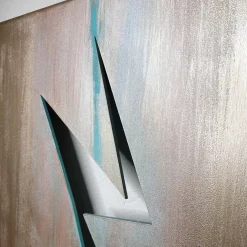 Squarcio Aluminum Bronze Sculpture