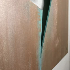 Squarcio Aluminum Bronze Sculpture