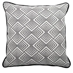 Square Carrè Cushion in Hypnose Deco Jacquard Fabric