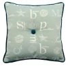Square Carrè Cushion in Riviera Jacquard Fabric