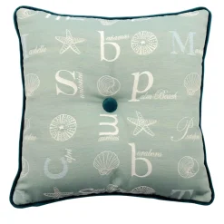 Square Carrè Cushion in Riviera Jacquard Fabric