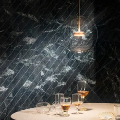 Standard Geometries Diagonals Marble Panel by David/Nicolas