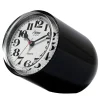 Static Black Table Clock by Richard Sapper