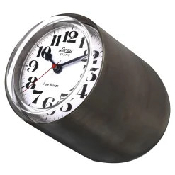 Static Bronze Table Clock by Richard Sapper