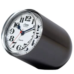 Static Dark Gray Table Clock by Richard Sapper
