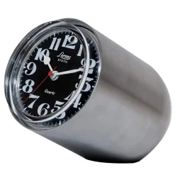 Static Silver Table Clock by Richard Sapper