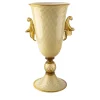 Stmat Smoky and Golden Goblet-Shape Vase