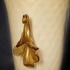 Stmat Smoky and Golden Goblet-Shape Vase