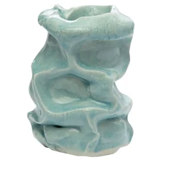 Stones Light Blue Porcelain Candle Holder #1