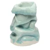 Stones Light Porcelain Blue Candle Holder #3