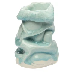 Stones Light Porcelain Blue Candle Holder #3