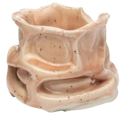 Stones Pink Porcelain Candle Holder #3