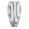 Stripe Black-And-White Vase