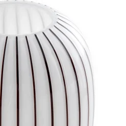 Stripe Black-And-White Vase