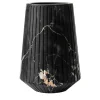 Striped Medium Vase in Portoro marble