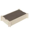 Structura Leather & Marble Rectangular Box - Brown