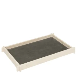 Structura Leather & Marble Rectangular Valet Tray - Large