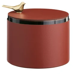 Stylish Bordeaux Leather Box