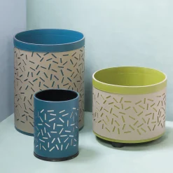 Sugar 9 Round Basket Two-tone With Castors