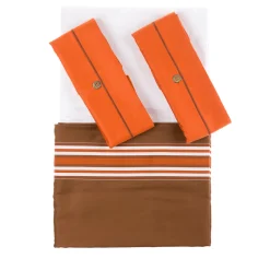 Summer Bedding Set - Brown and Orange