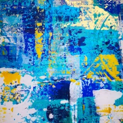 Sun, Wind and Sea Acrylic Painting