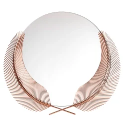 Sunset Large Rose Gold Mirror by Nika Zupanc