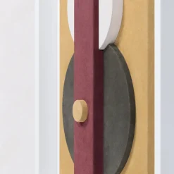 Tabou Decorative Wall Sculpture with White Frame #1